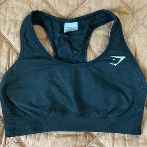 Gymshark Black Compression Sports Bra